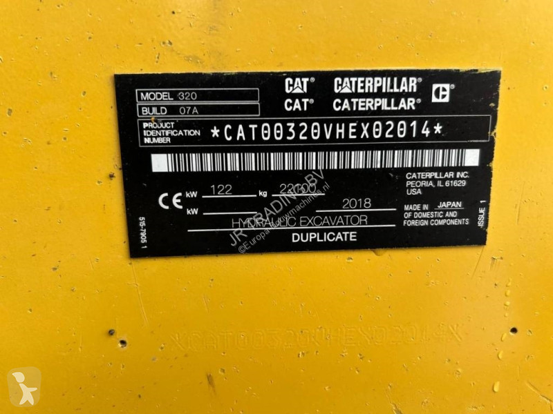 Excavator Caterpillar 320