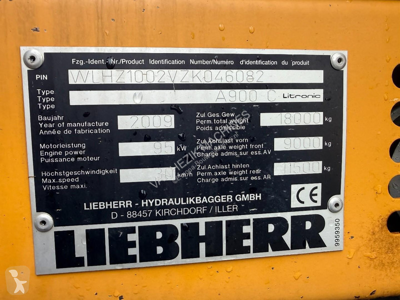 Excavadora Liebherr A900C Mobile crane