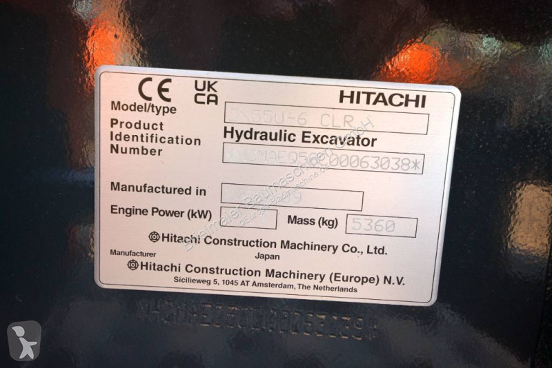 Rýpadlo Hitachi ZX 55 U-6