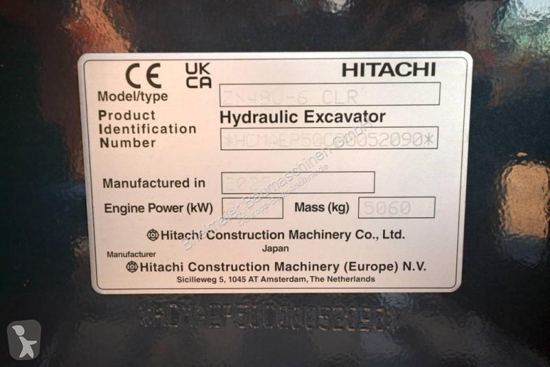 Rýpadlo Hitachi ZX 48 U-6