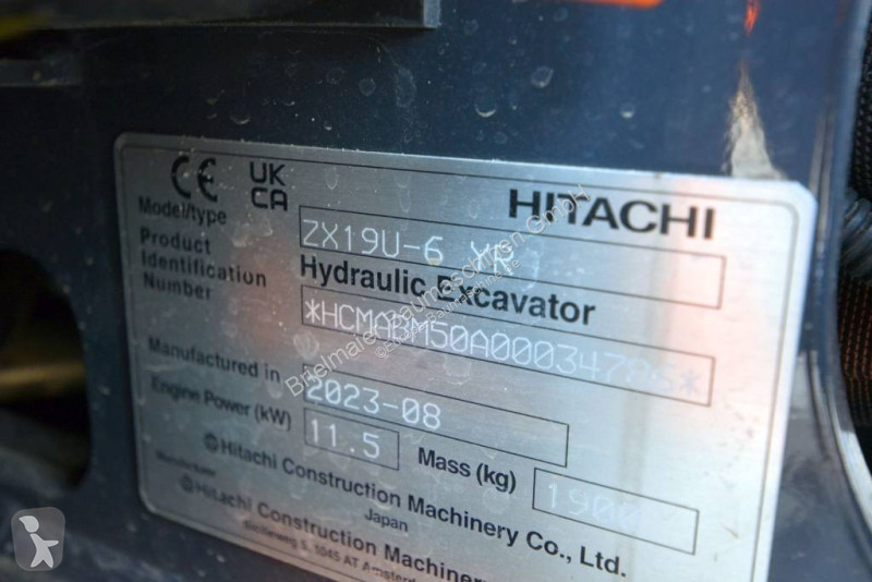 Rýpadlo Hitachi ZX 19 U-6
