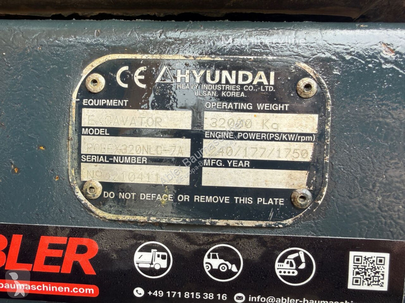 Rýpadlo Hyundai R320 NLC-7A OQ80