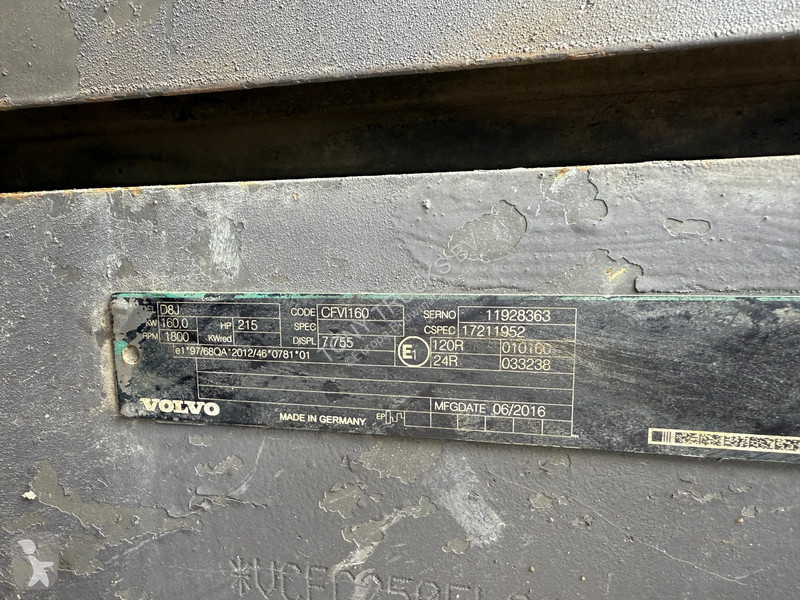 Skovl Volvo 250EL Excavator Hammerline Quick...