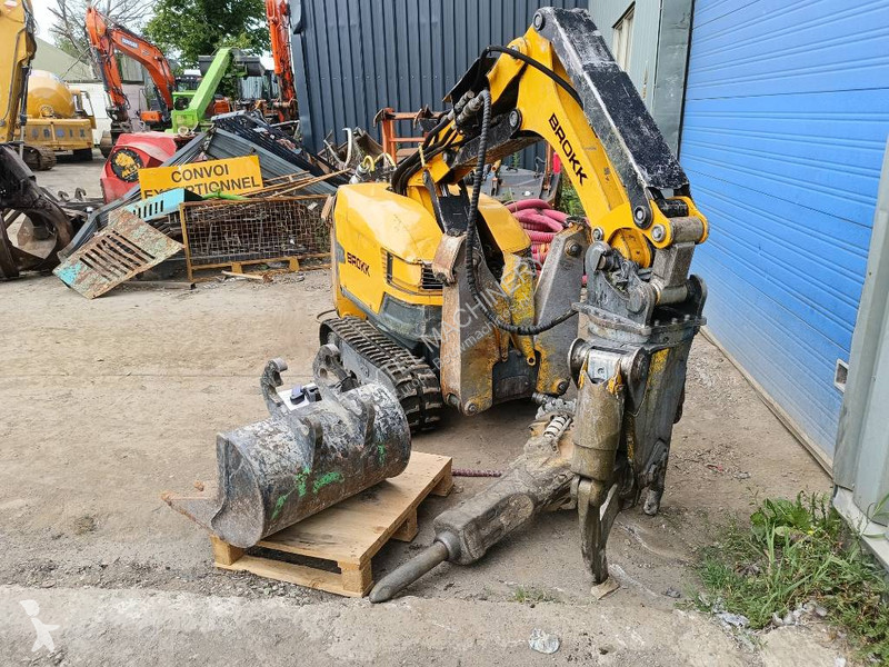 Skovl Brokk 170 demolition robot remote radio...