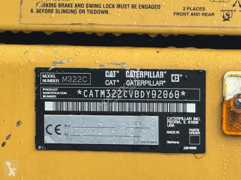 Rýpadlo Caterpillar M 322 C MH