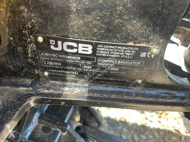 جرافة JCB 19 C-1 Minibagger neuwertig netto...
