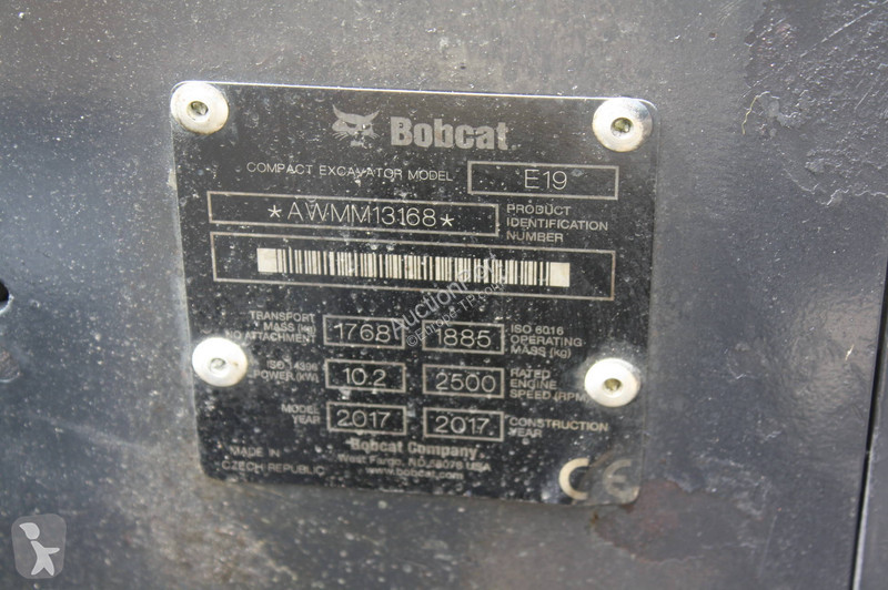 Rýpadlo Bobcat E19
