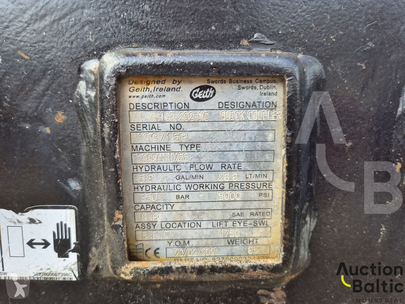 Doosan DX 63-3 excavator