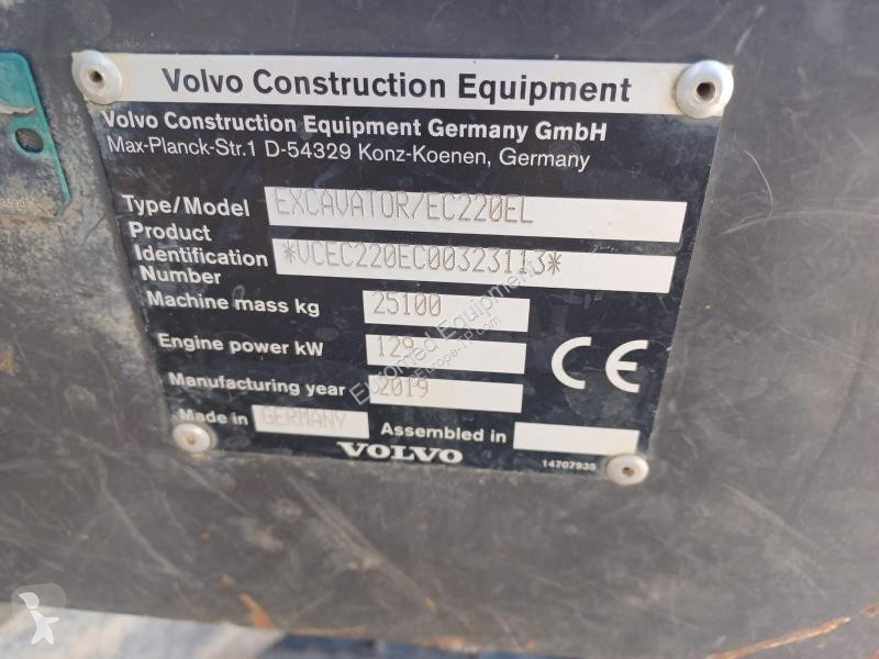 Pelle Volvo  EC220E