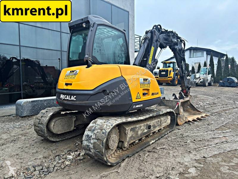 Excavadora Mecalac 8 MCR MINI-KOPARKA. 2018R