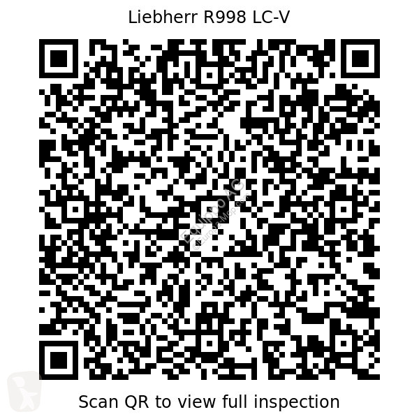 Excavadora Liebherr R998 LC-V