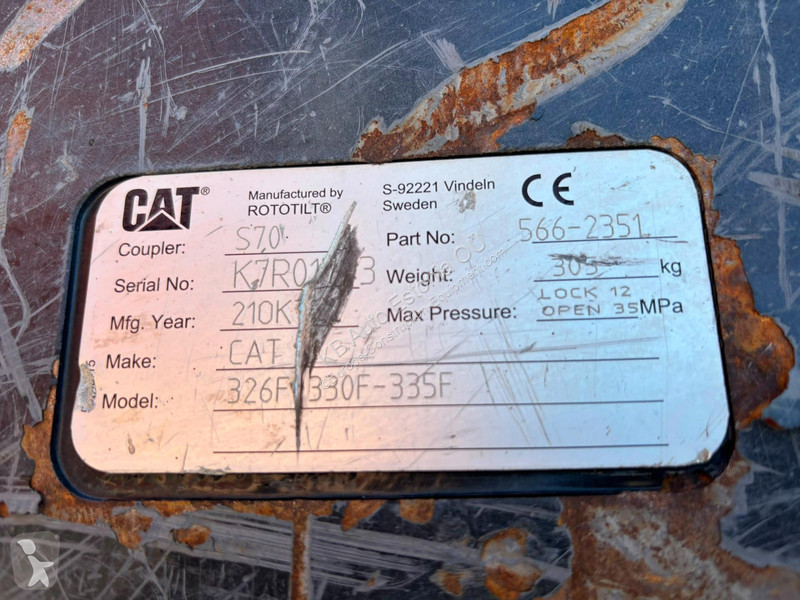Koparka Caterpillar 07C 3D / TILT ROTATOR / AC...