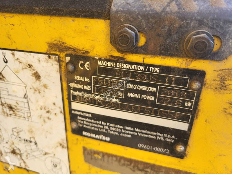 Skovel Komatsu PC138US-11