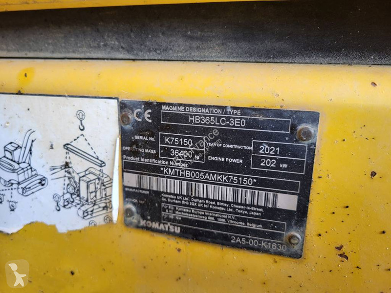 Багер Komatsu HB365LC-3
