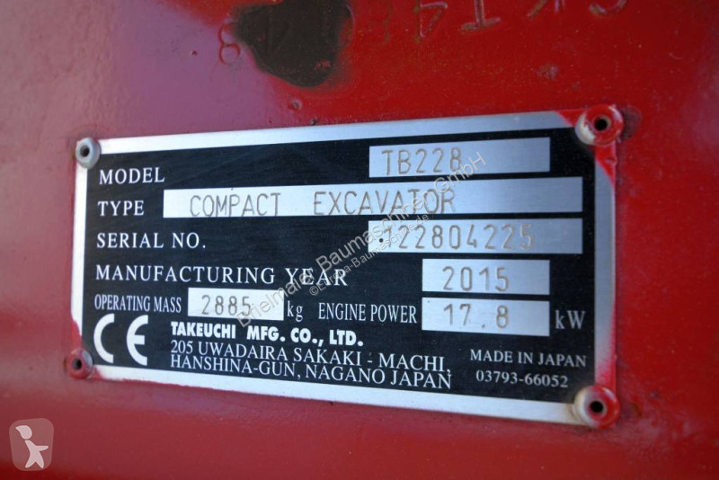 Excavadora Takeuchi