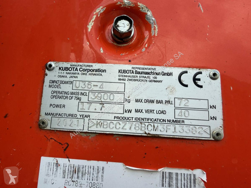 Pelle Kubota 364 Series