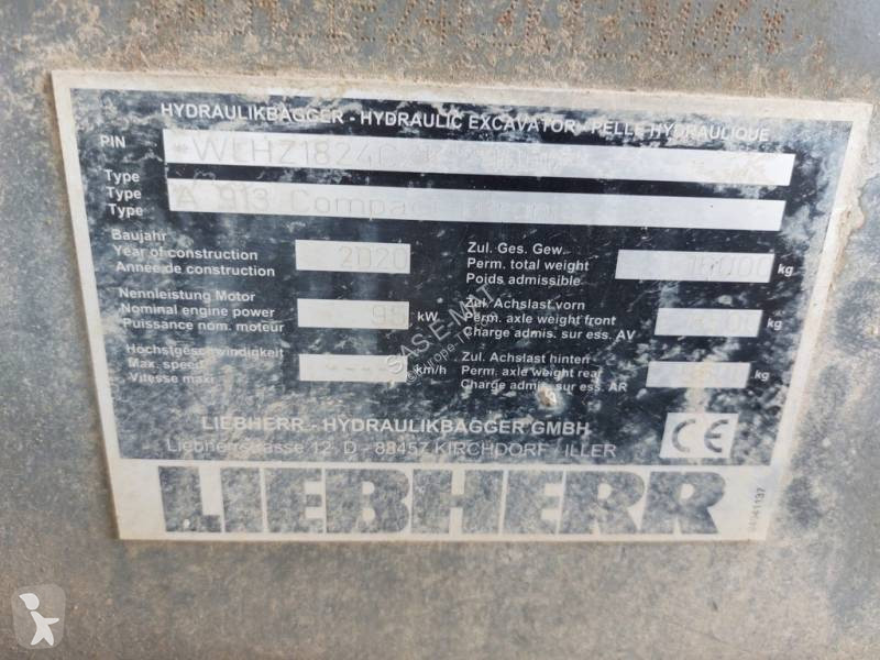 Graafmachine Liebherr A913Compact