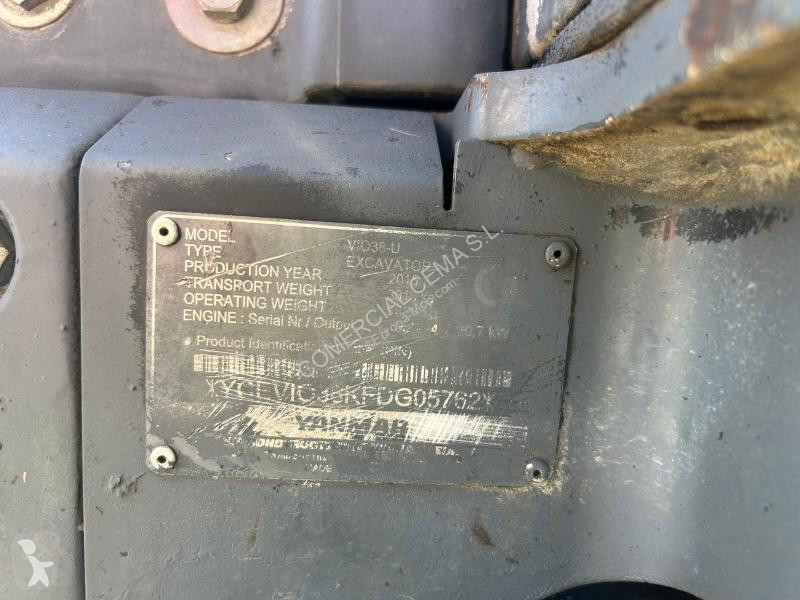 Graafmachine Yanmar VIO38