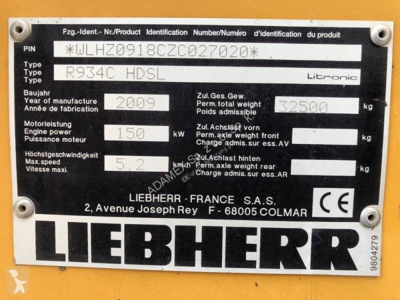 Excavadora Liebherr