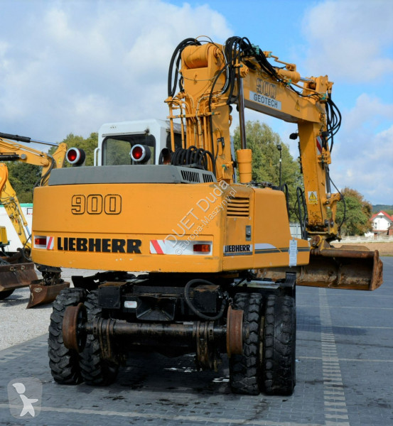 Excavator Liebherr Koparka + Kolej