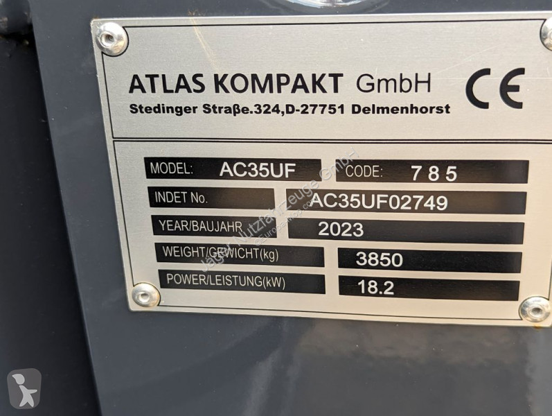 Excavadora Atlas AC 35 UF - Netto....