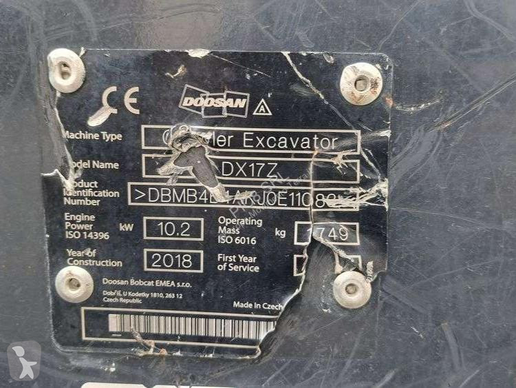 Escavatore Doosan DX17Z