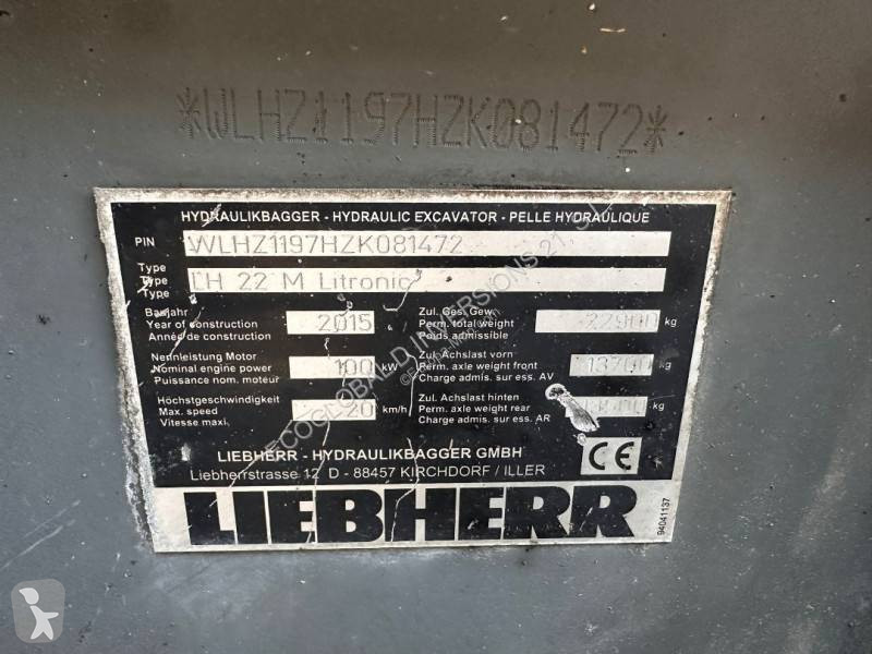 Excavadora Liebherr LH22 M Litronic