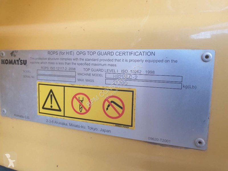 Escavatore Komatsu HB215LC-2