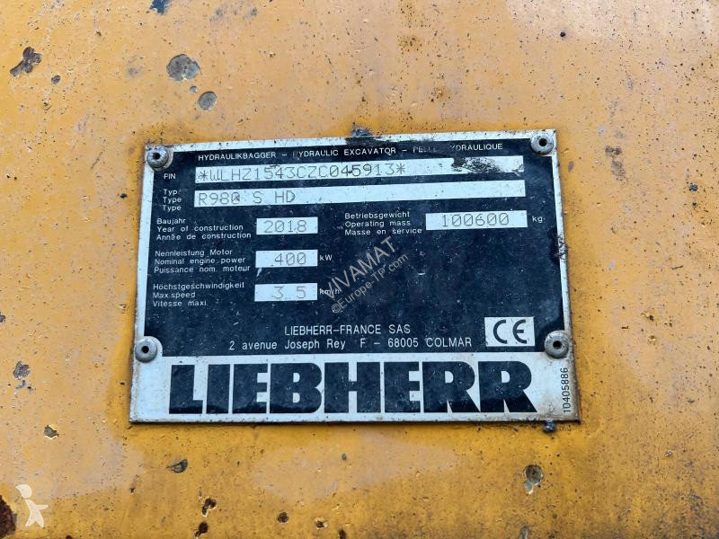 Graafmachine Liebherr  R980SME HD