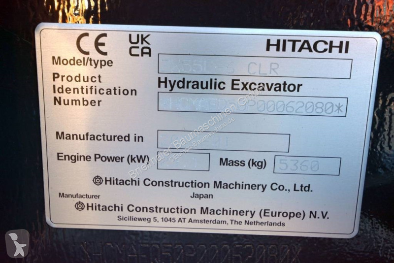 Escavatore Hitachi ZX 55 U-6