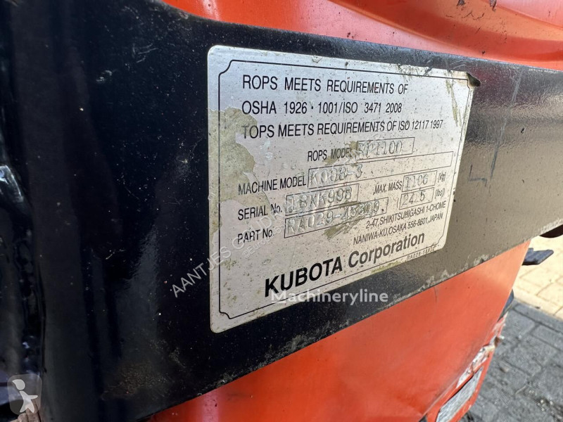 Graafmachine Kubota KOO8-3