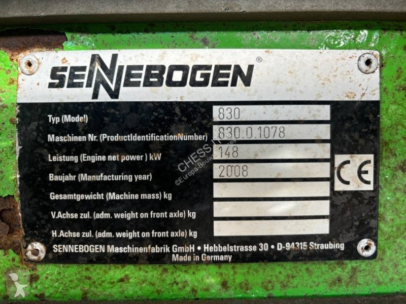 Skovl Sennebogen 830  --  Vario Tool  --  FQC...