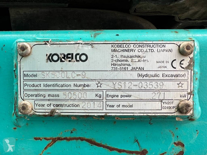 Rýpadlo Kobelco SK500LC-9
