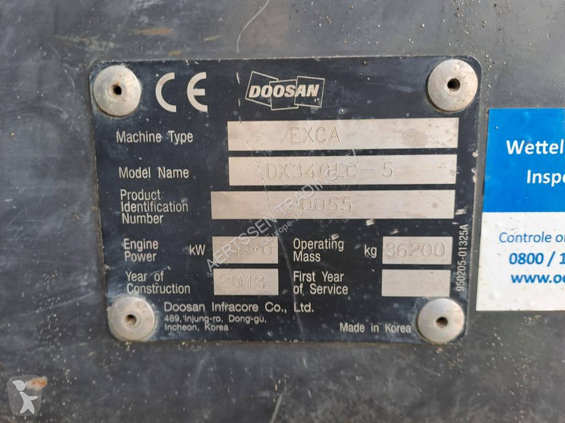 Excavadora Doosan -5 (Full Topcon 3D GPS)