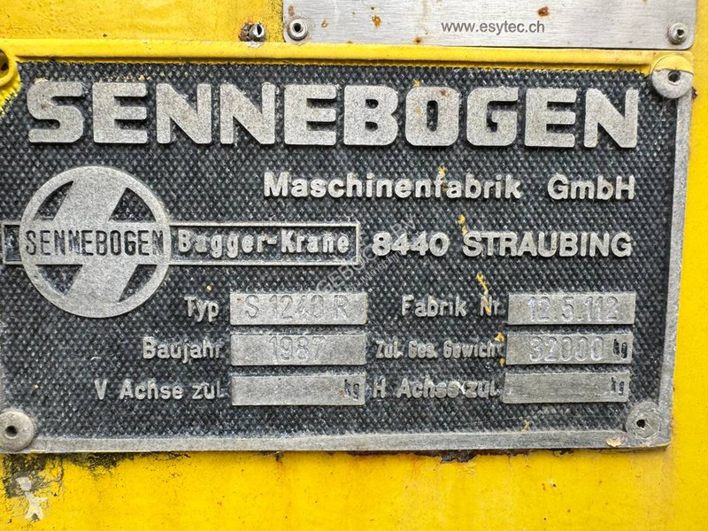 Excavadora Sennebogen S 1240 R ( INCL 3 GRAPS...