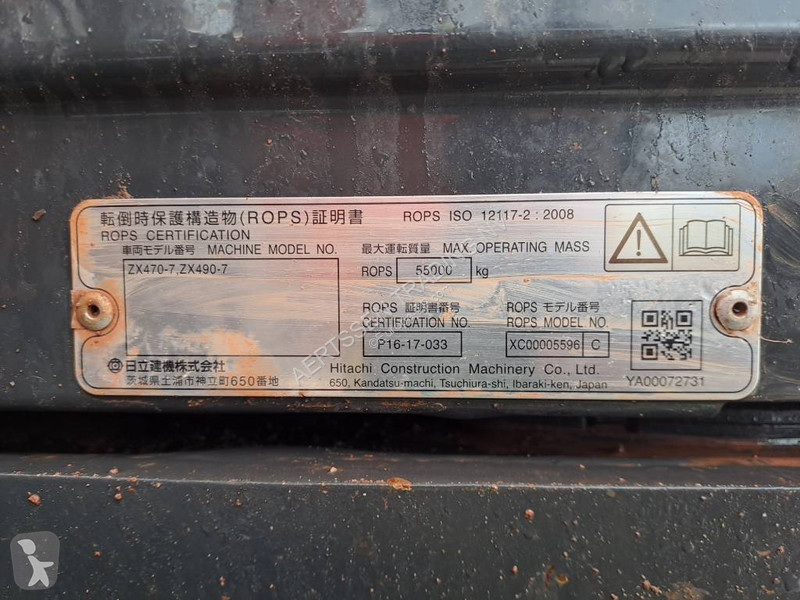Excavator Hitachi ZX 490 LC H-7