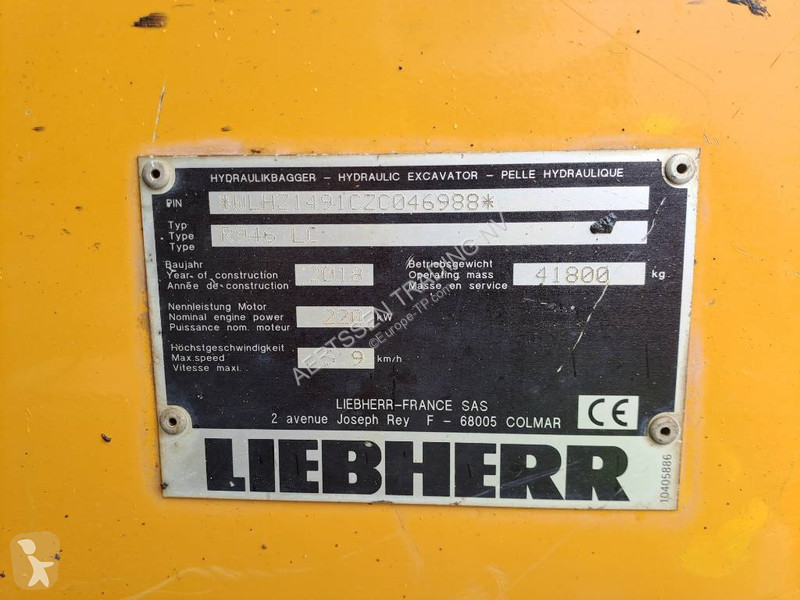 Escavadora Liebherr