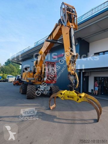 Excavator Caterpillar 315 318 322 / WOOD / Winch