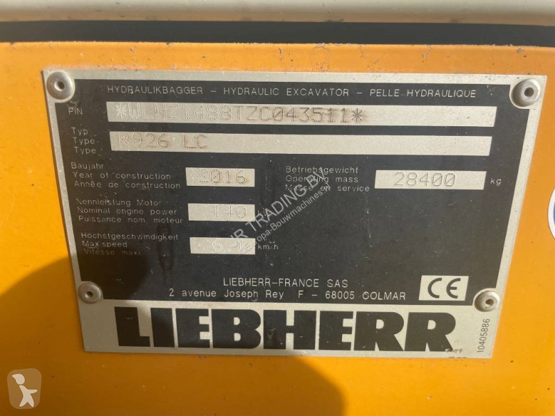 Escavatore Liebherr R 926 LC