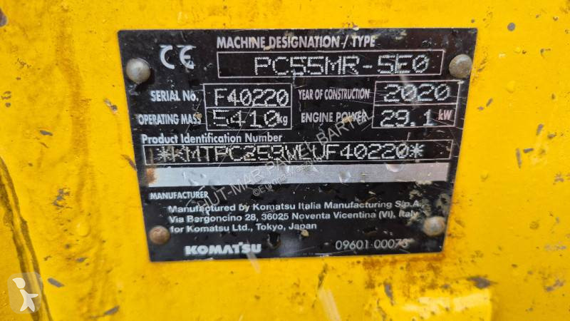 Lopatový nakládač Komatsu PC55MR-5 E0