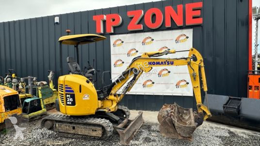 Rýpadlo Komatsu pc26mr-3 à 21 500 € ht