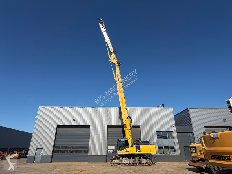 جرافة Komatsu PC490HRD10 - 28m Demolition Boom