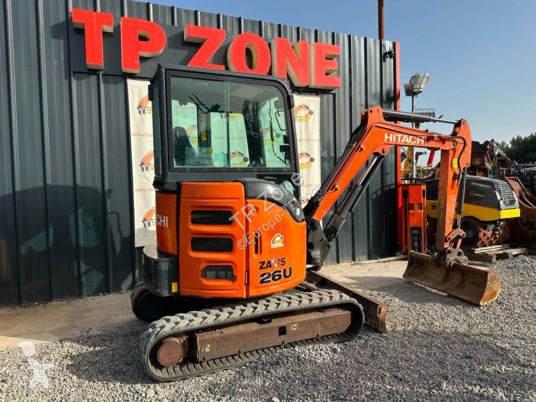 Rýpadlo Hitachi zx26u-5a cr cabine à 22 900 € ht