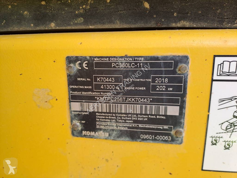 Rýpadlo Komatsu PC360LC-11 (17m Longreach +...