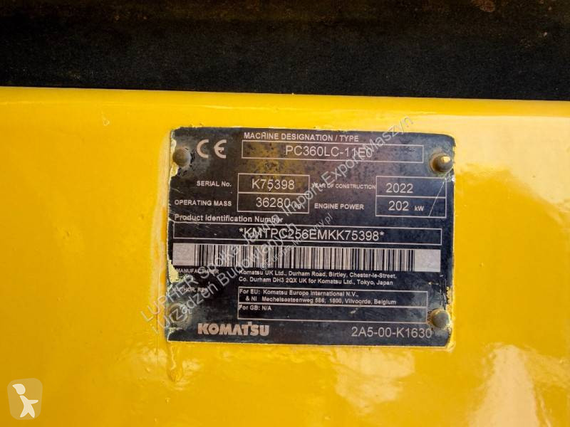 Excavator Komatsu PC360LC-11E0