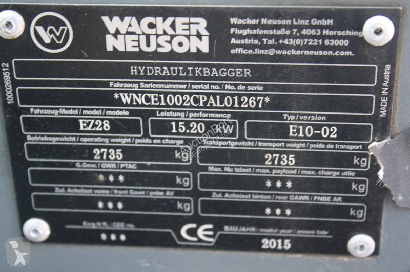 Rýpadlo Neuson EZ28
