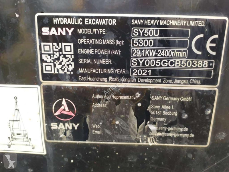 Rýpadlo Sany SY50U