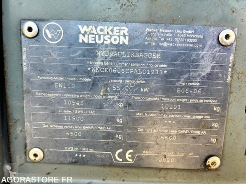 Skovl Wacker Neuson EW 100
