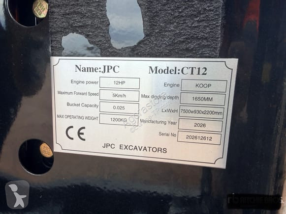 Excavadora JPC CT12