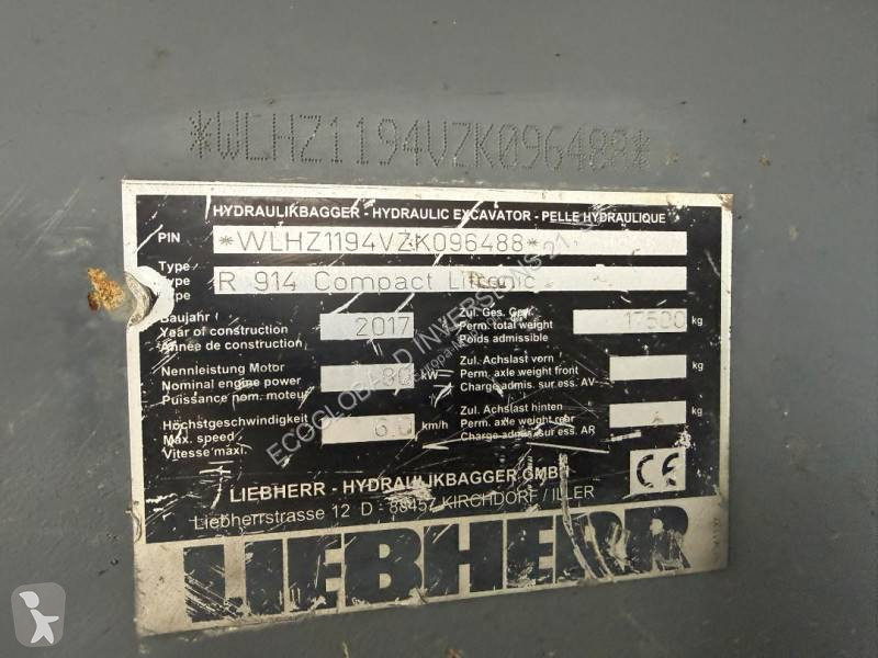 Excavator Liebherr R 914